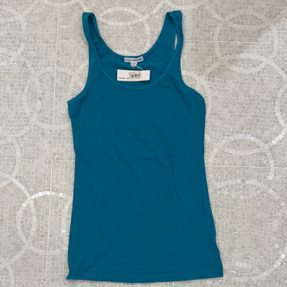 NWT James Perse Vibrant Blue Tank Top